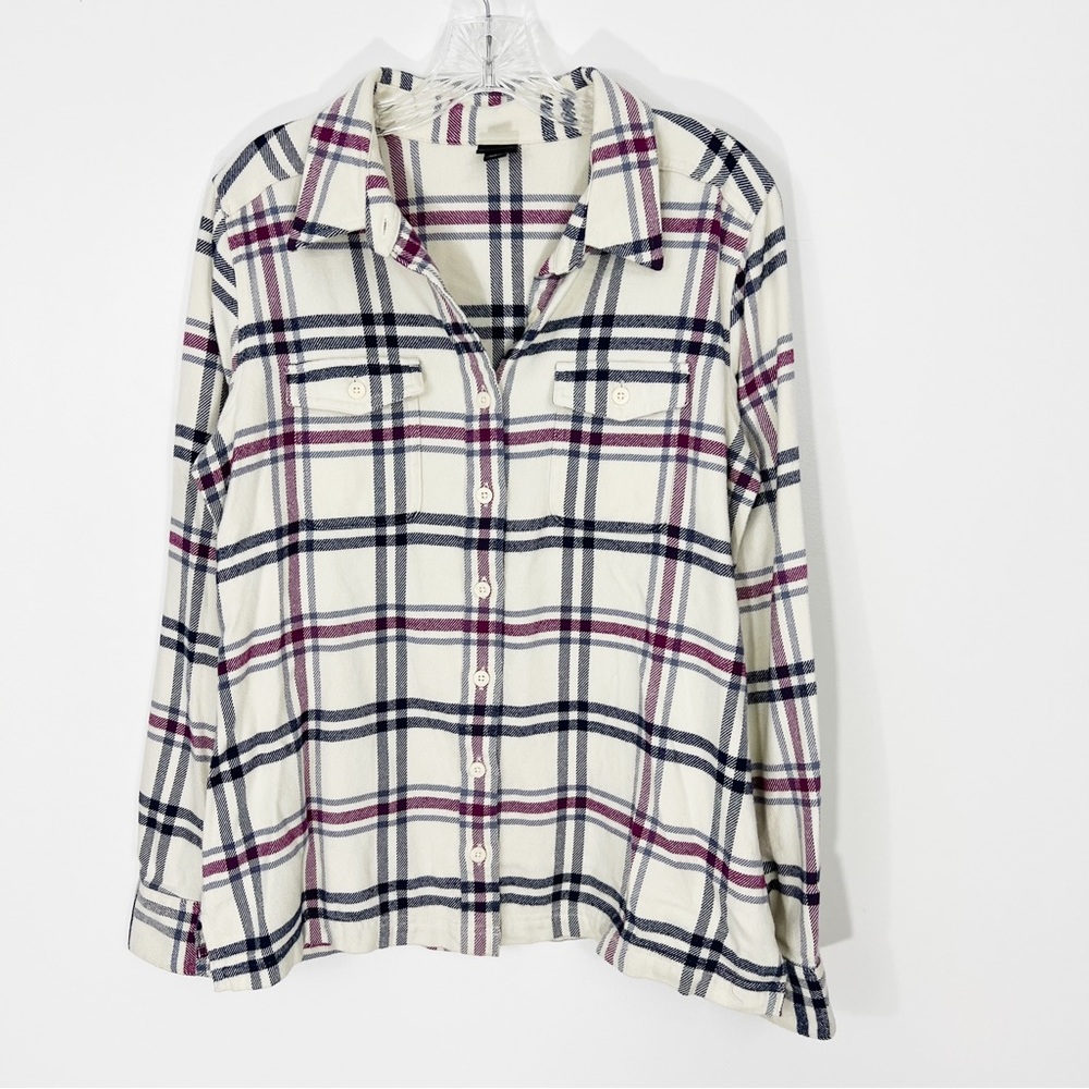 Patagonia Organic Cotton Midweight Fjord Flannel Button Down Shirt Size 6